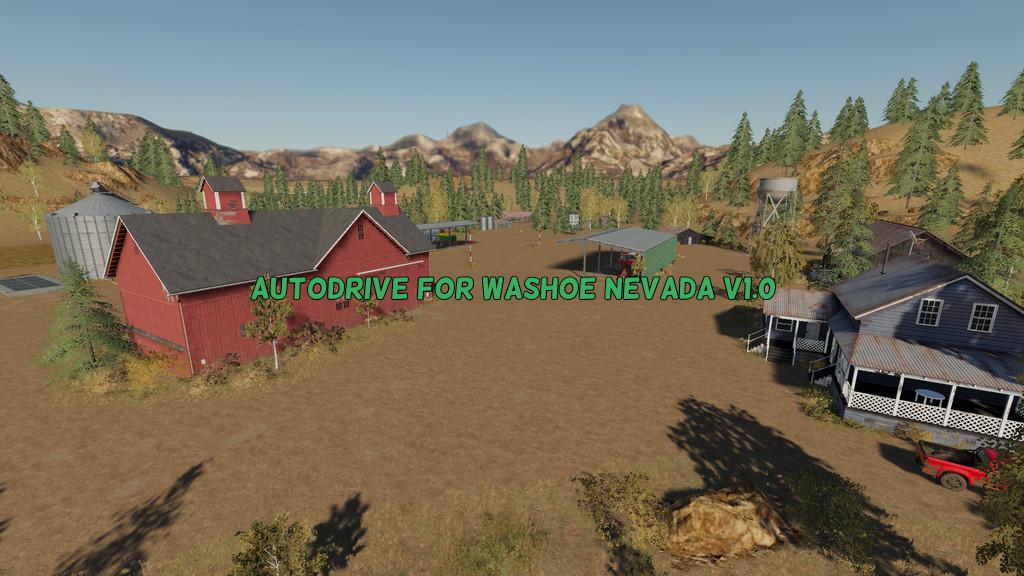 FS19 - AutoDrive for Washoe Nevada V1.0