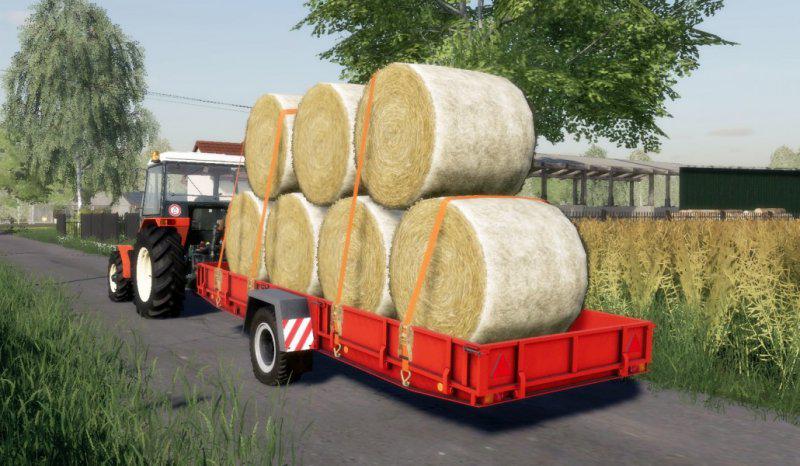 FS19 - NP-25 Autoload Bale Trailer V1.0