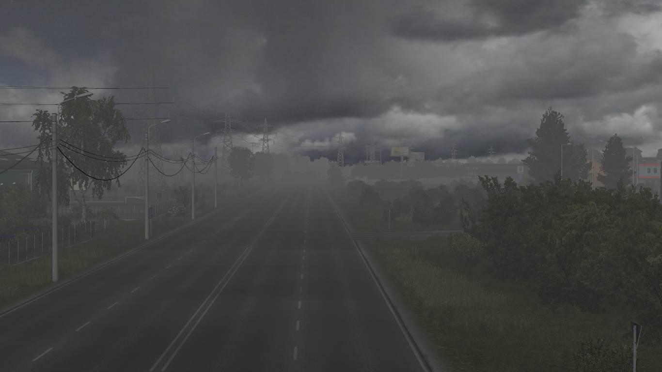 ETS2 - Realistic Rain & Thunder Sounds V2.2 (1.36.x)