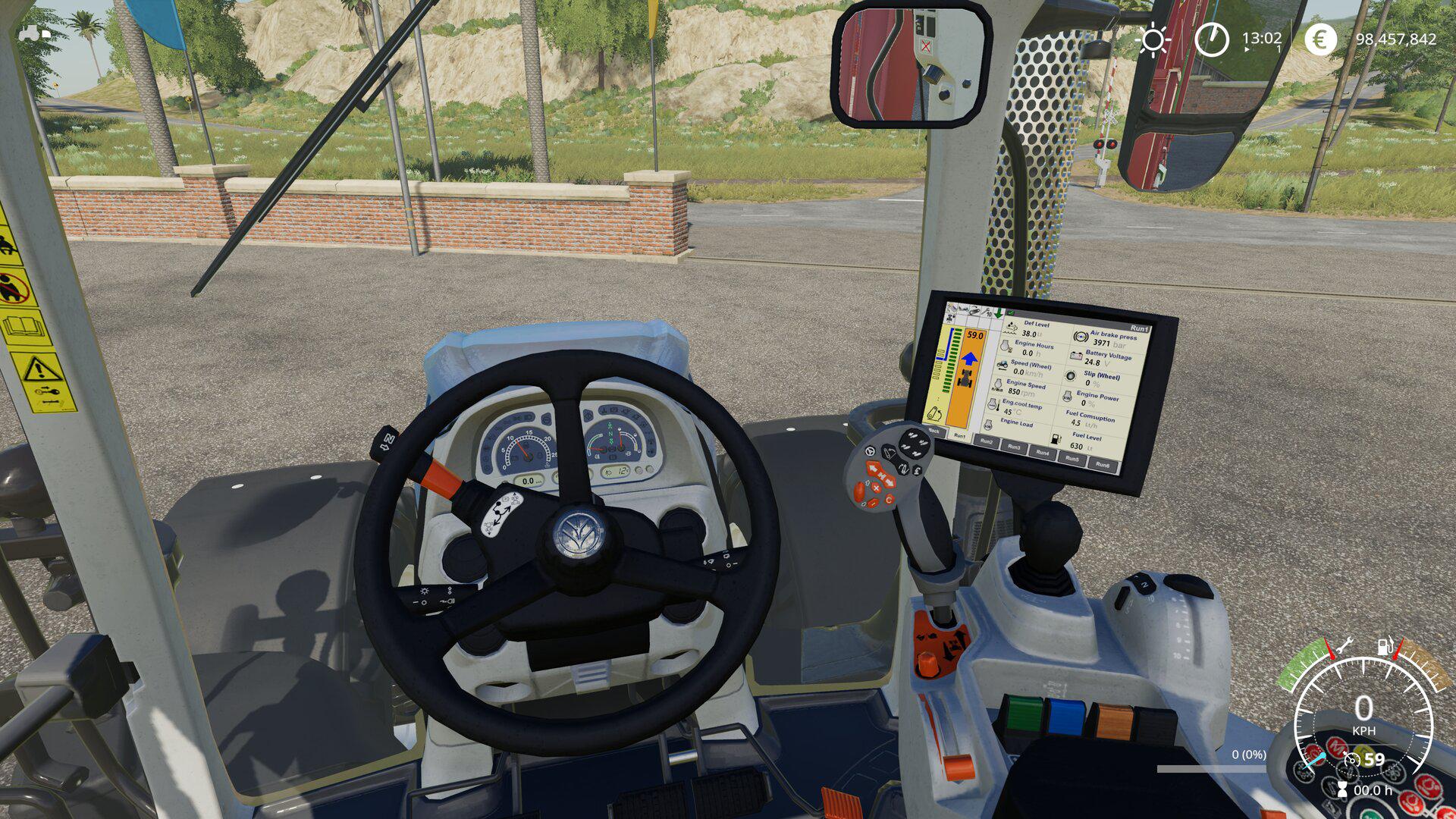 FS19 - New Holland T7 Extended Hud V1.2