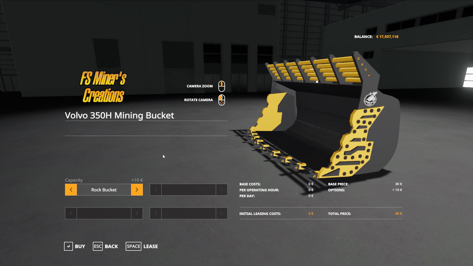 FS19 - Volvo Mining Pack V1