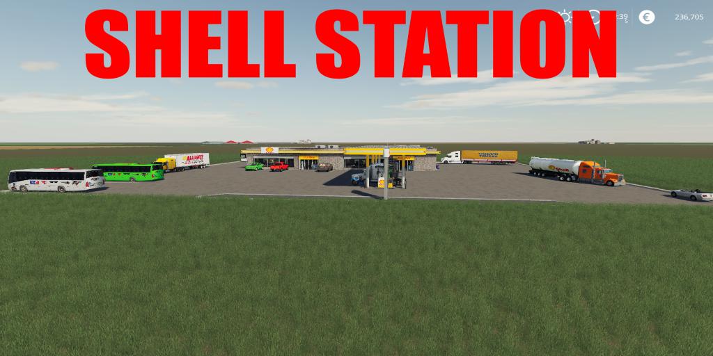 FS19 - Placeable Shell Station V1.0