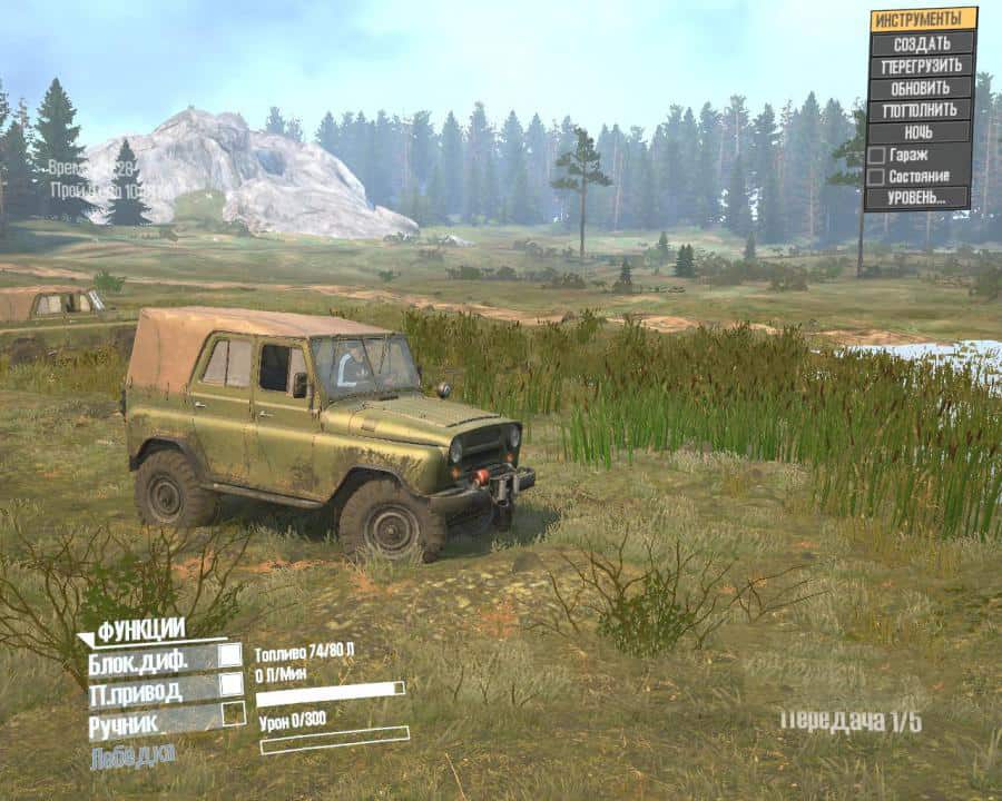 Spintires:Mudrunner - Two Standard Uaz-469 V07.08.19