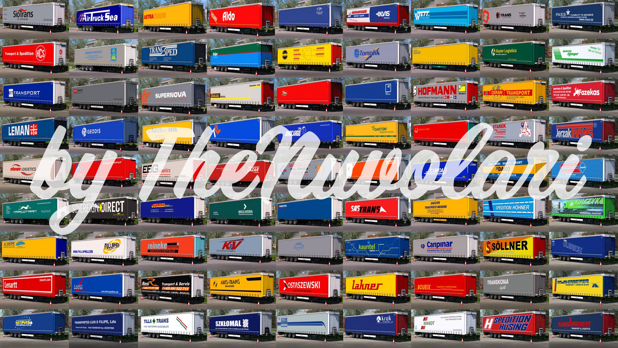 ETS2 - Krone Megaliner Skinpack V2.4 (1.36.x)