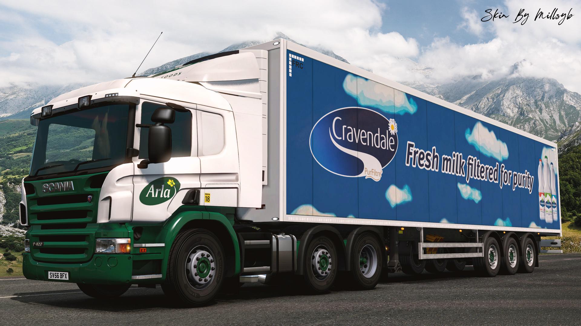 ETS2 - Arla Combo Skin V1.0 (1.37.x)