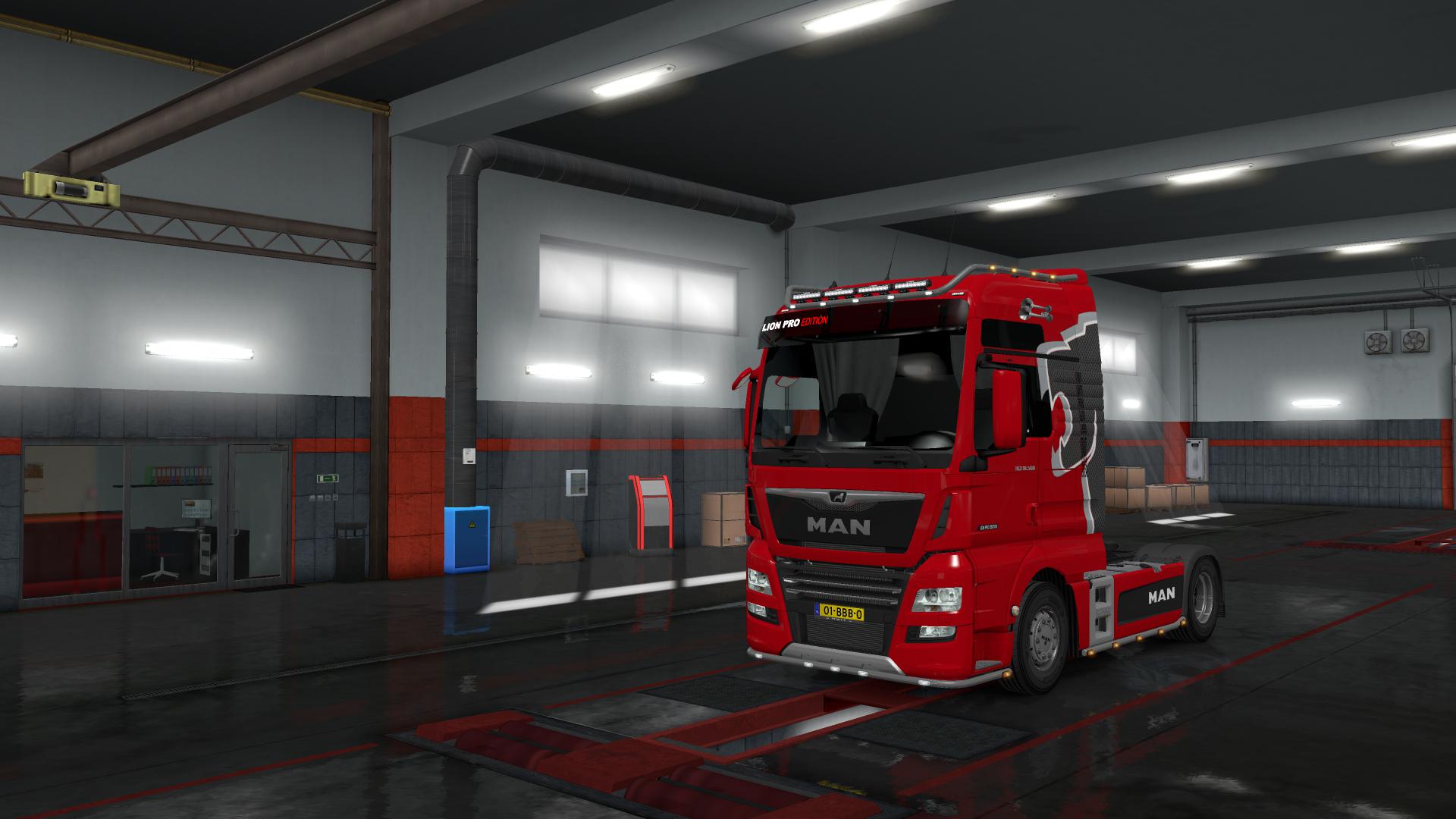 ETS2 Man Lion Pro Edition Skin for Madster V1.0 (1.36.x