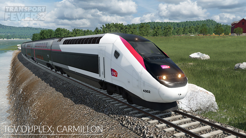 Transport Fever 2 - TGV Duplex: Carmillon