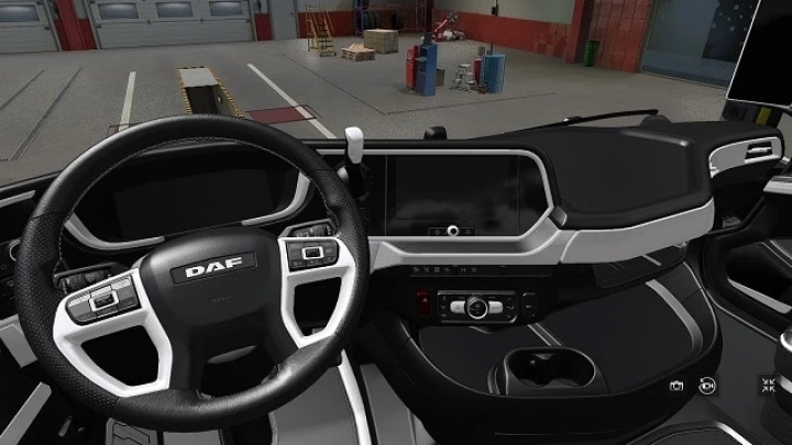 ETS2 - DAF 2021 White Interior V1.0 (1.41.x)