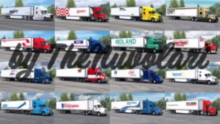ATS - SCS Software 53ft Trailer Skin Pack V1.2.5 (1.40.x)