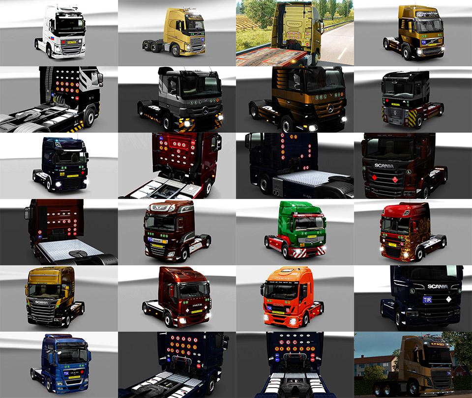 ETS2 - Signs on Your Truck V1.1.2.70 (1.36.x)