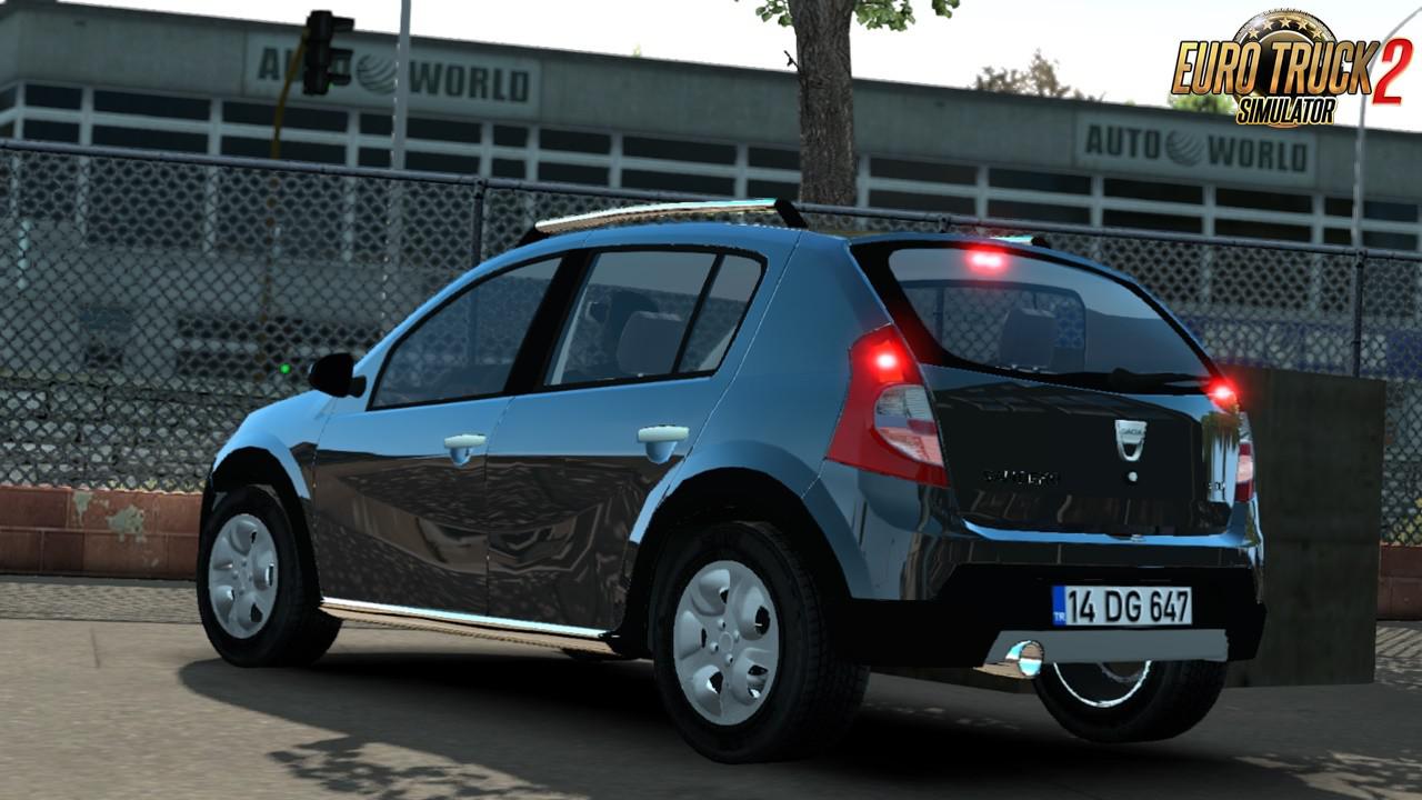 ETS2 - Dacia Sandero Car Mod V1.0 (1.35.x)