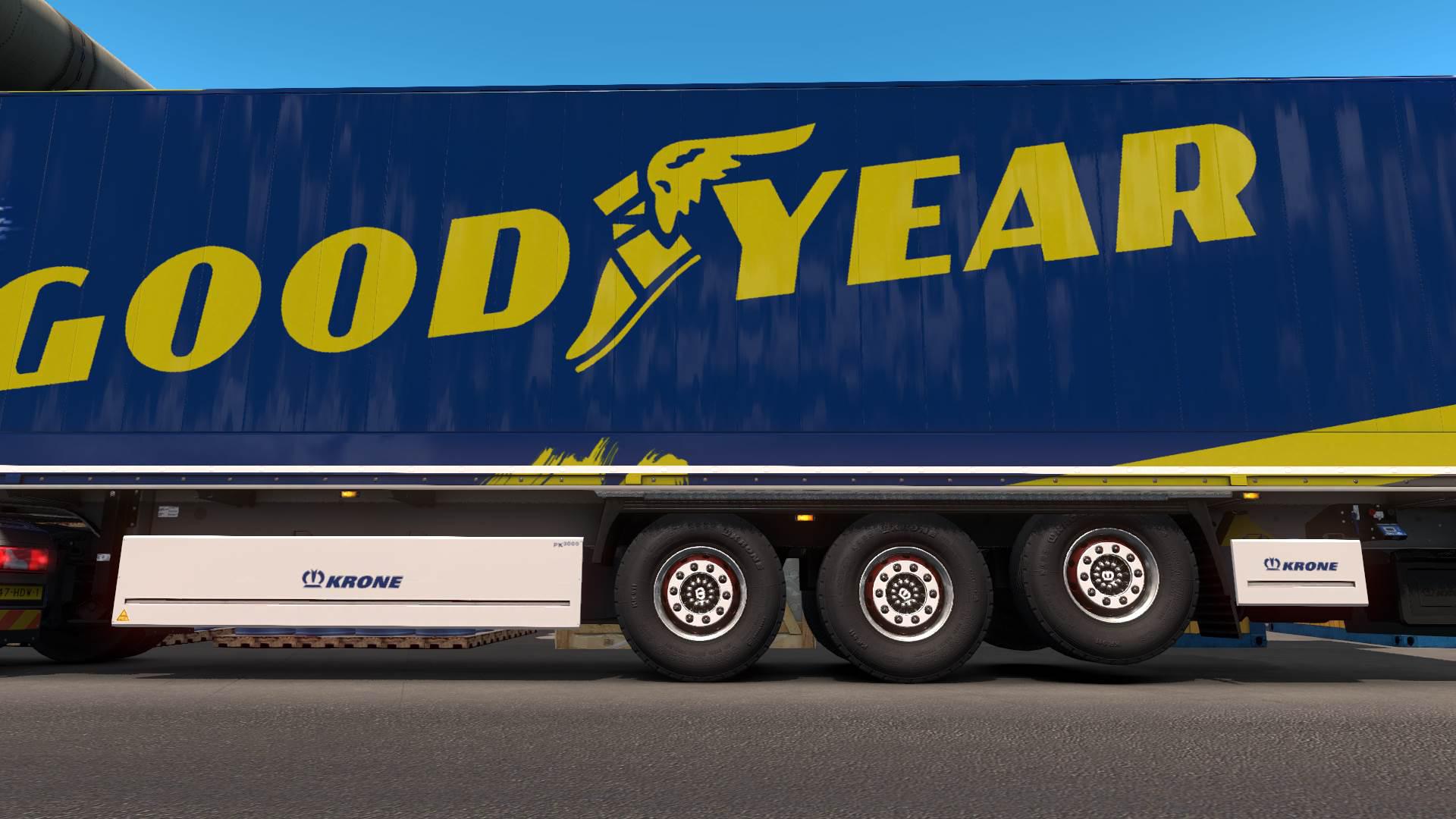 ETS2 - Krone Liftable & Steerable Axle V2.6 (1.35.x)
