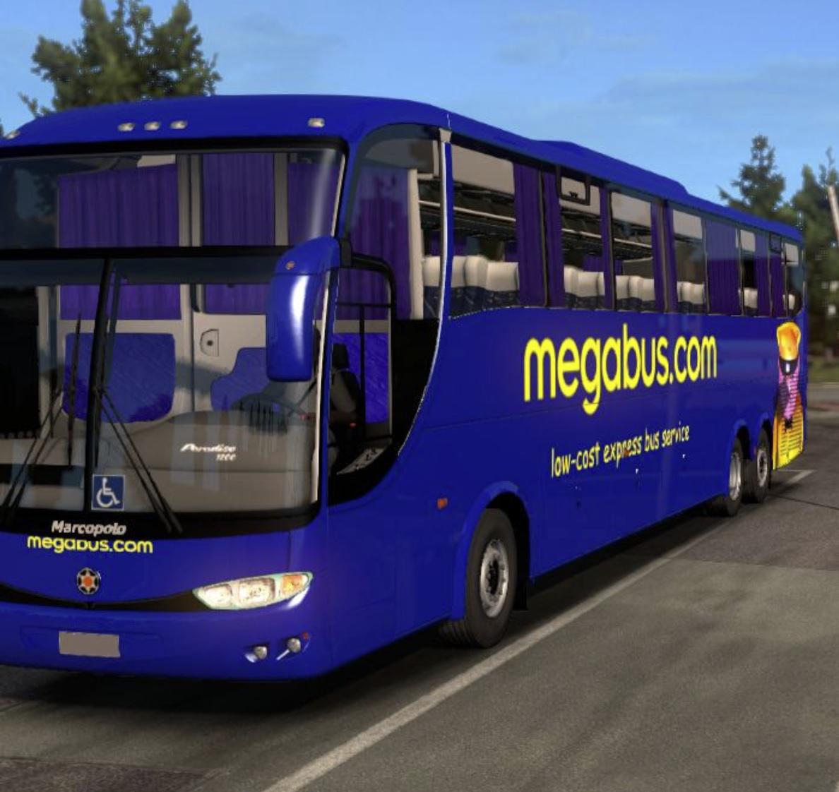 ETS2 - Mercedes G6 - 1200 Megabus Skin (1.36.x)