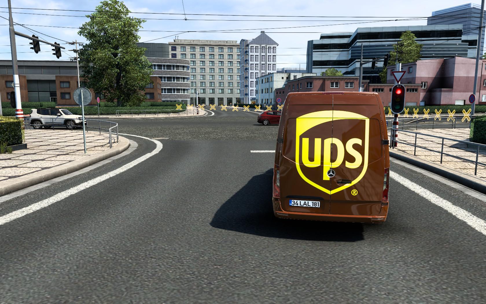 ETS2 - Mercedes-Benz Sprinter 2021 UPS Skin (1.40.x)