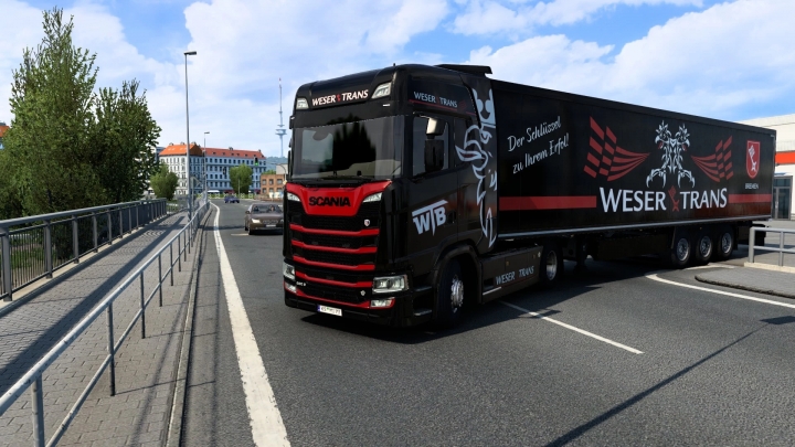 ETS2 - Weser Trans Bremen Combo Skin V1.0 (1.41.x)