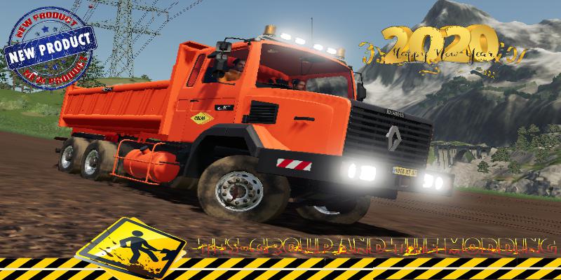 FS19 - Renault C280 6x4 Benne Colas V1.5