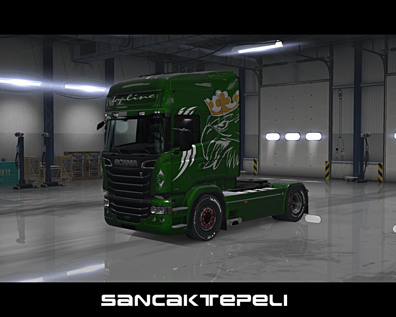 Ets Scania Rjl Rs Metallic Griffin Skin X Euro Truck Simulator Mods Club