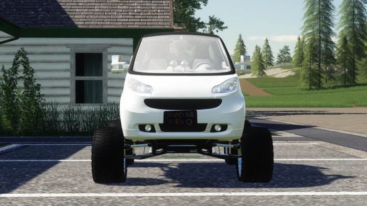 FS19 - Clapped Out Lifted Smart Car V1.0 | Farming Simulator 19 | Mods.club