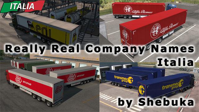 ETS2 - Real Company Names - Italia v1.0 (1.35.X)