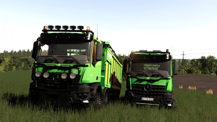 FS19 - Mercedes Arocs Agrar 8x8 Joskin Edition V1.0