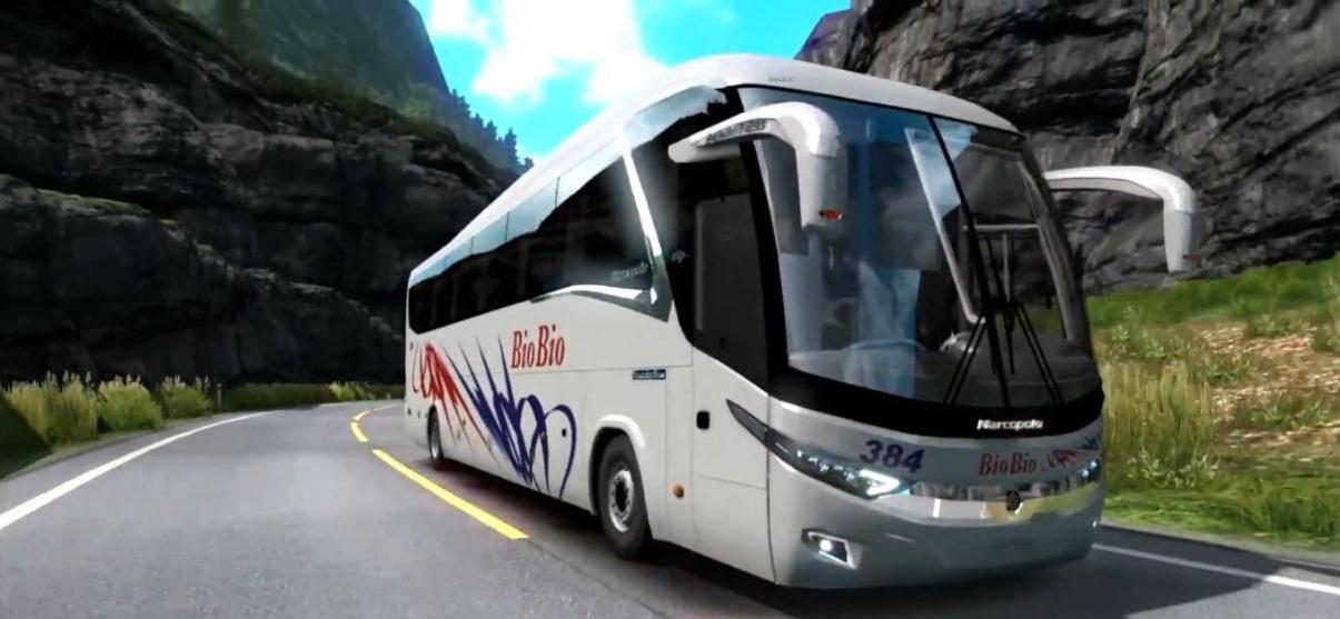 ETS2 - Marcopolo New G7 1200 + Skins Chilenas E Brasileiras V1.0 (1.39.x)