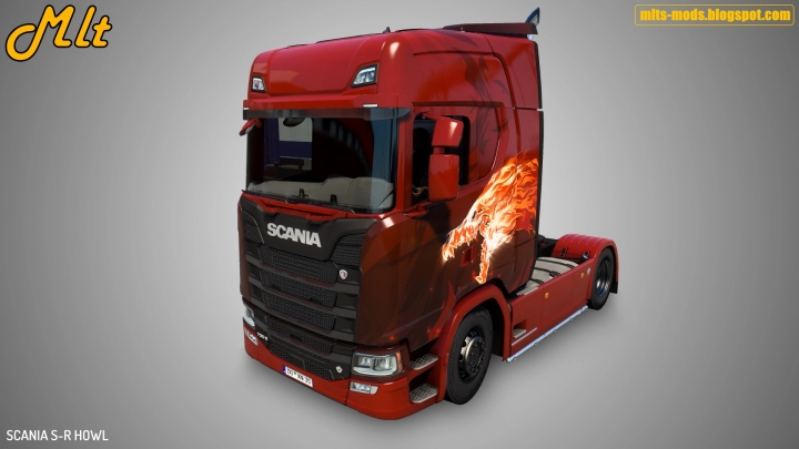 ETS2 - Howl Skin for Scania S and Scania R V0.1 (1.41.x)