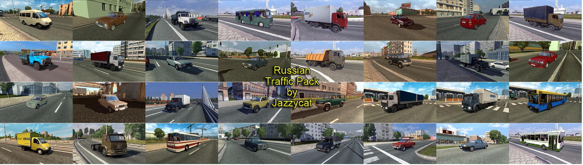 ETS2 - Russian Traffic Pack V2.8.5 (1.37.x)