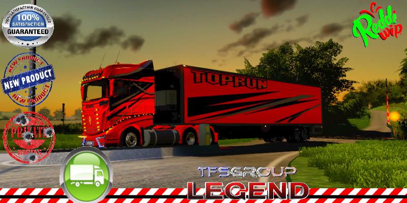 FS19 - Refrigerated Trailer Toprun V1.5