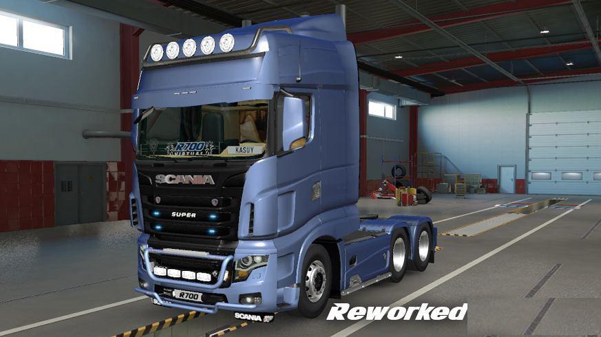 ETS2 - Scania R700 Reworked Truck V3 (1.38.x)