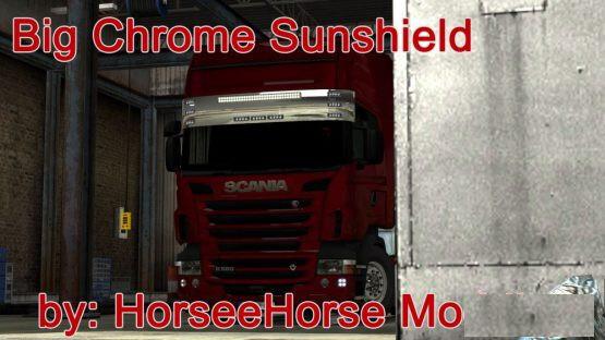 ETS2 - Big Chrome Sunshield (1.39.x)
