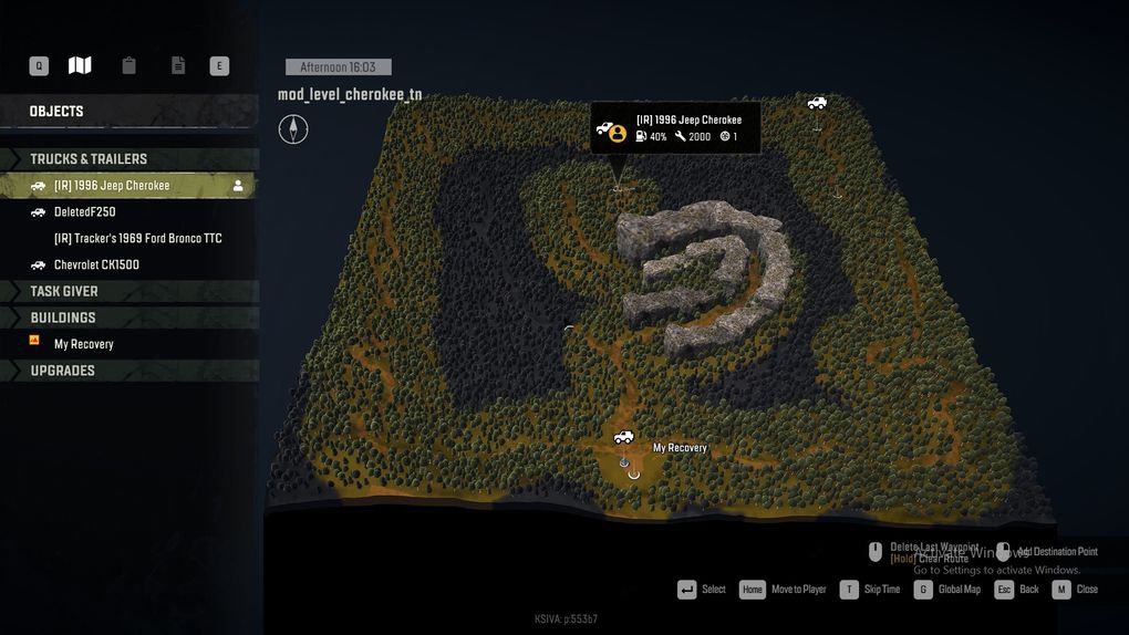 SnowRunner - Cherokee Trails Map V1.0
