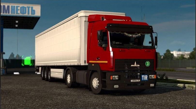 ETS2 - Maz 5340 / 5440 / 6430 A8 Truck (1.39 - 1.40)