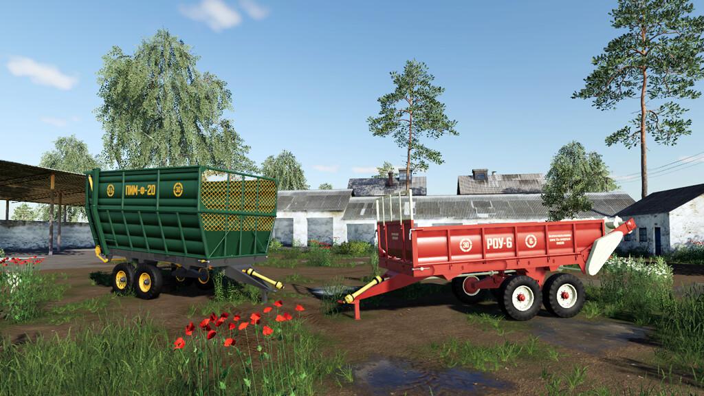 FS19 - Rou-6 Trailer V1.0 | Farming Simulator 19 | Mods.club