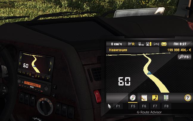ETS2 - New Speed Limit icon (1.35.x)