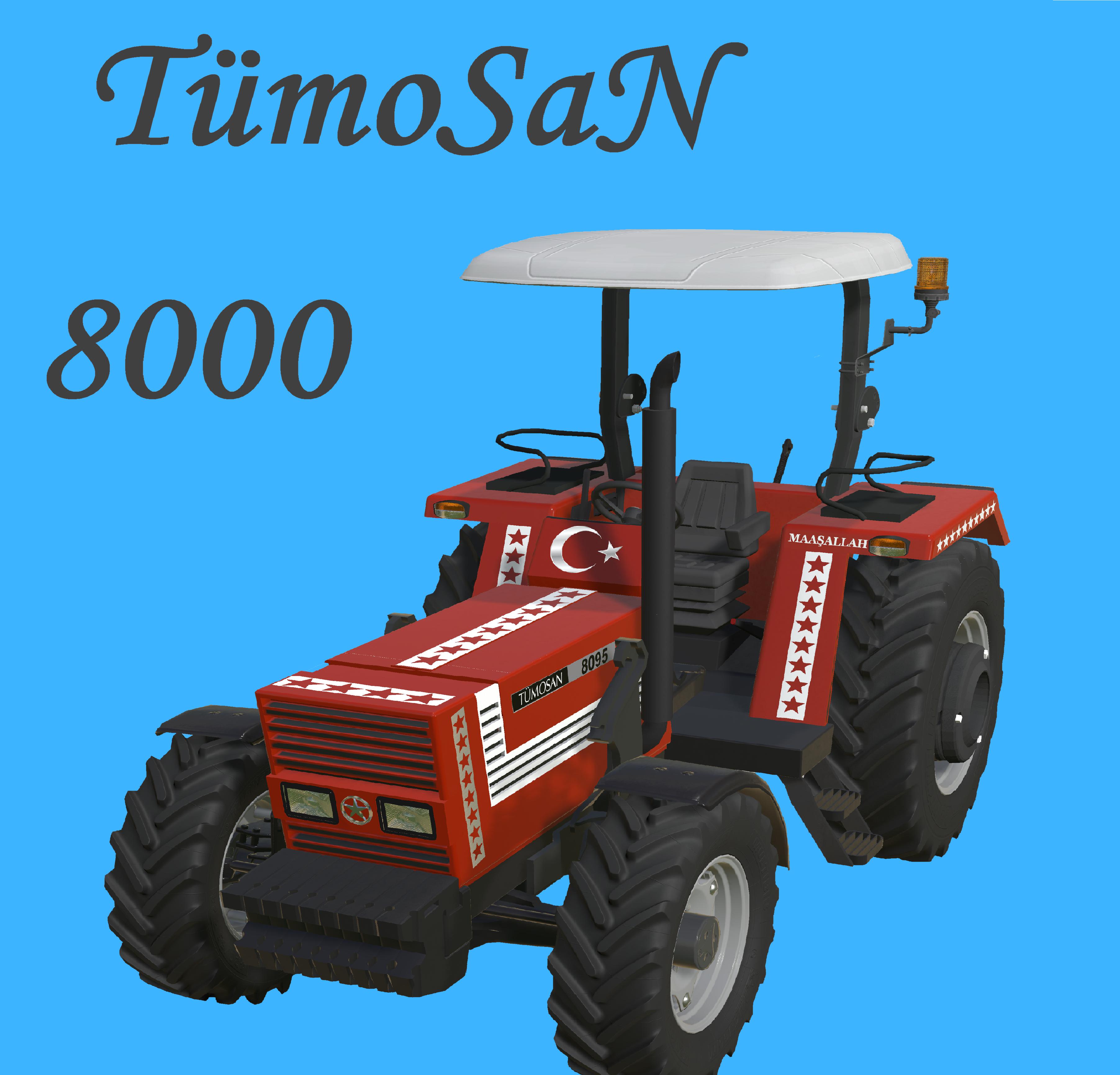 FS19 - Tumosan 8000 Tenteli Classic Tractor V1.0