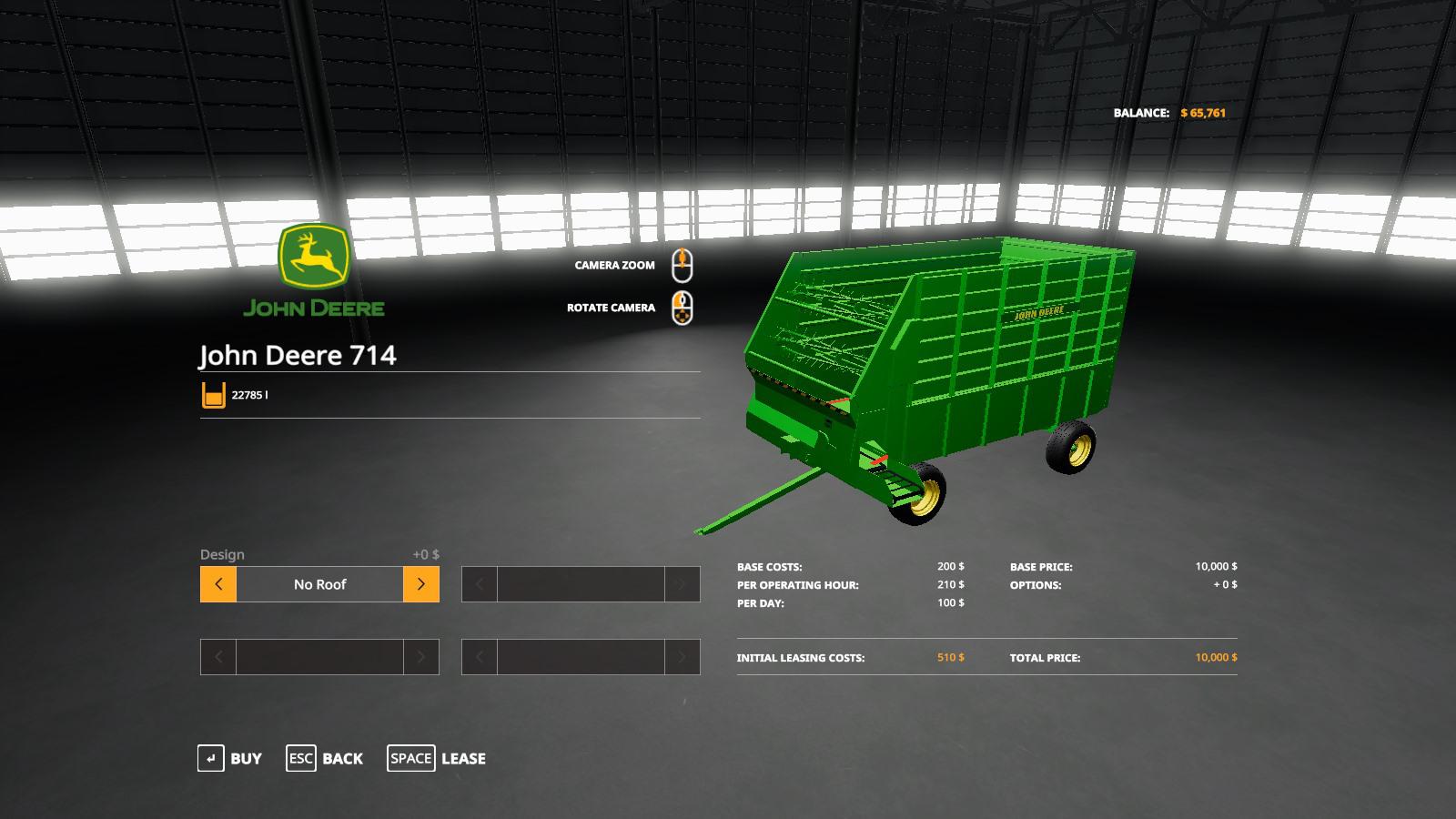 FS19 - John Deere 714 Forage Box V1.0