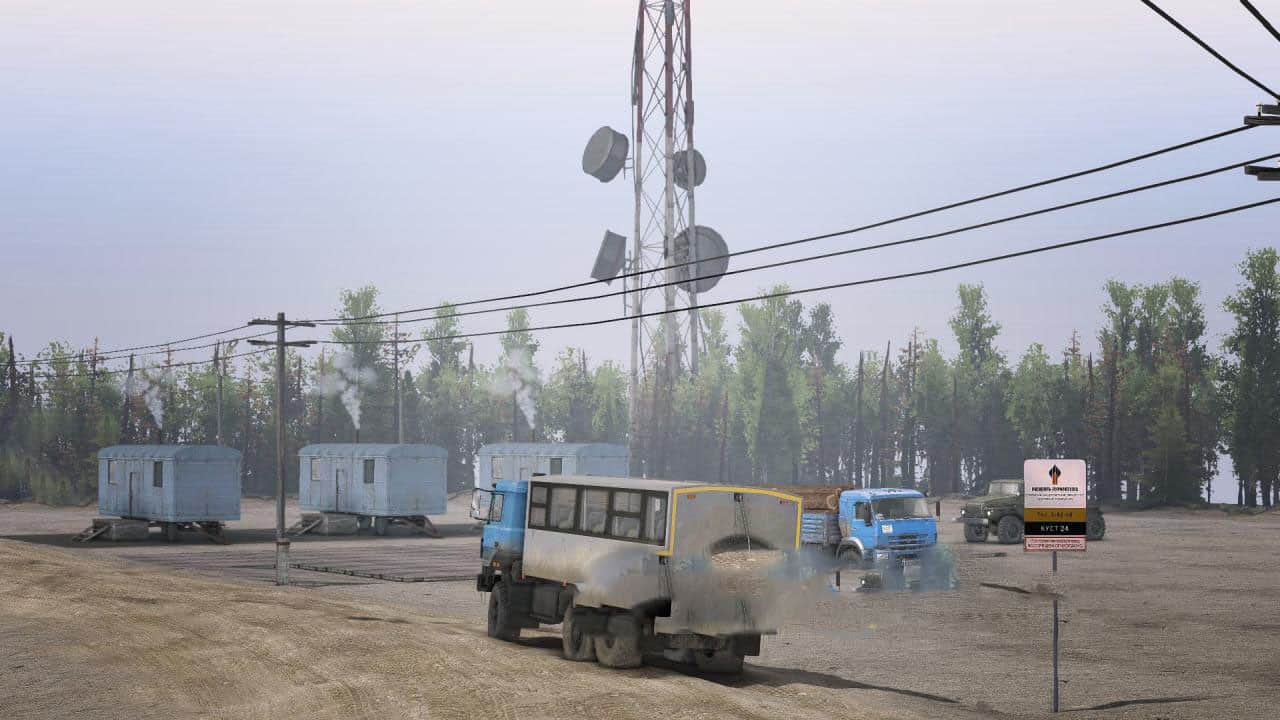 Spintires - Bush-24 Map V1.0