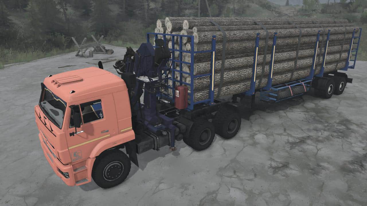 Spintires:Mudrunner - Kamaz-6522-53 Truck V15.03.20