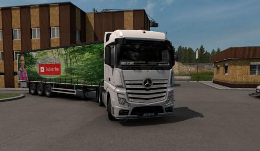 ETS2 - Lena Trucker Curtainside Trailer V1.0 (1.38.x)