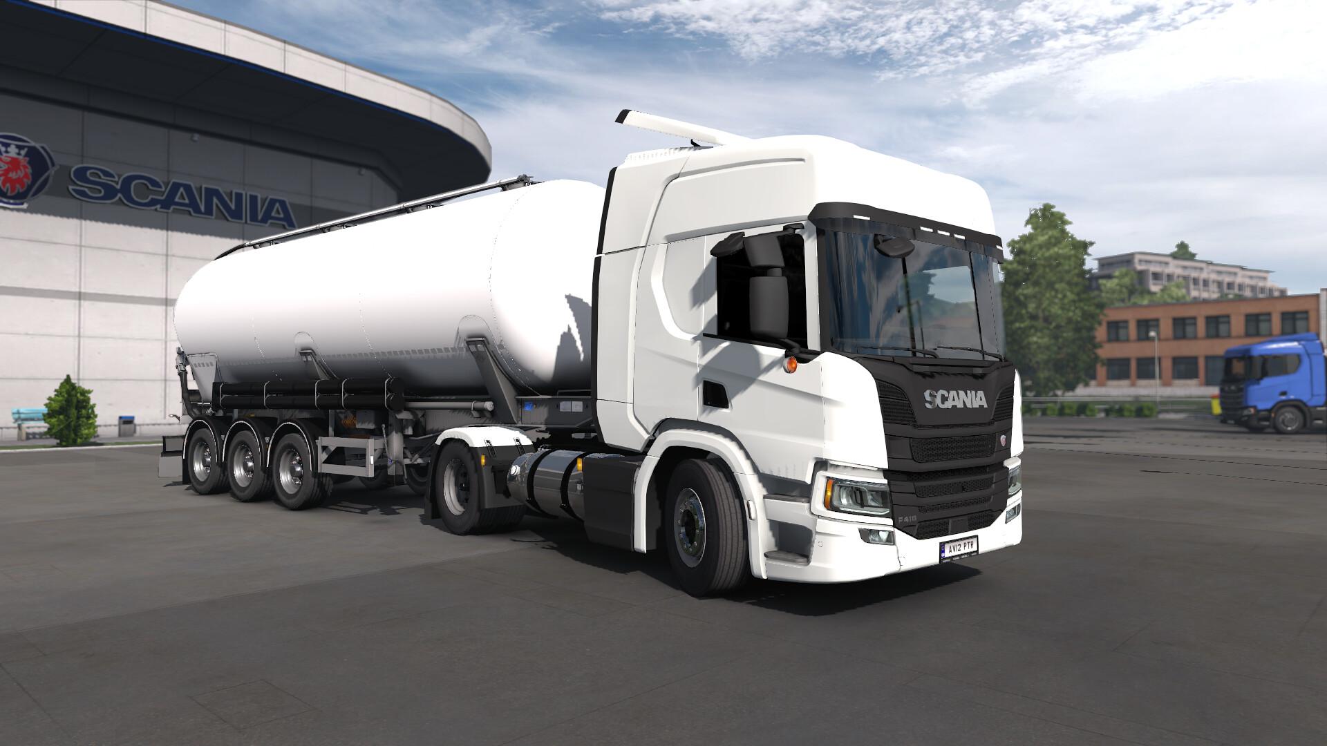 ETS2 - Liquified Natural Gas Tanks for Eugenes Scania NG V2.0 (1.36.x)