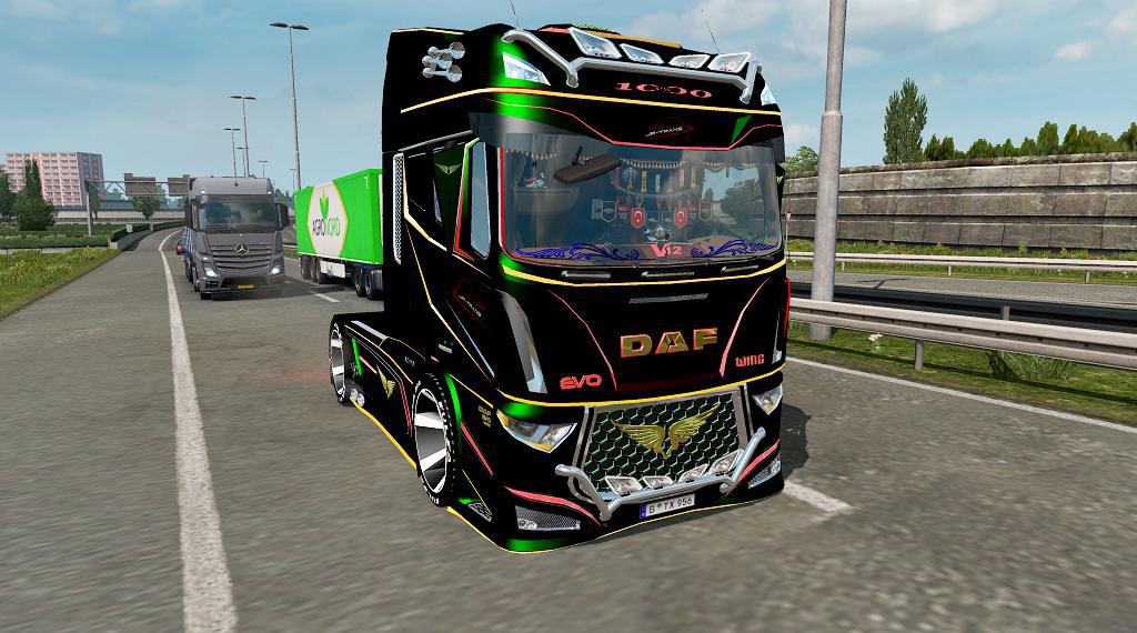 ETS2 - Daf Evo Wing V12 V1.8 (1.38.x)