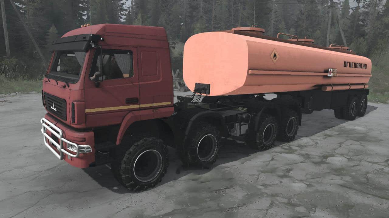 Spintires:Mudrunner - Maz-6516B9 8x8 Truck V23.02.20