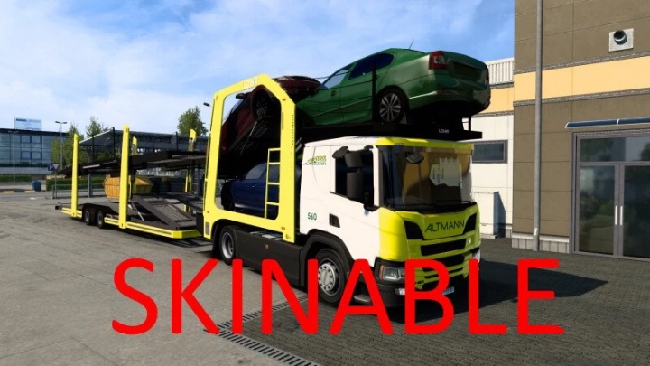 ETS2 - Scania P Cartransporter for Eugene Scania Pack V2.0 (1.40.x)