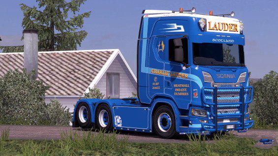 ETS2 - Scania S Charlie Lauder Skin V1.0 (1.36.x)