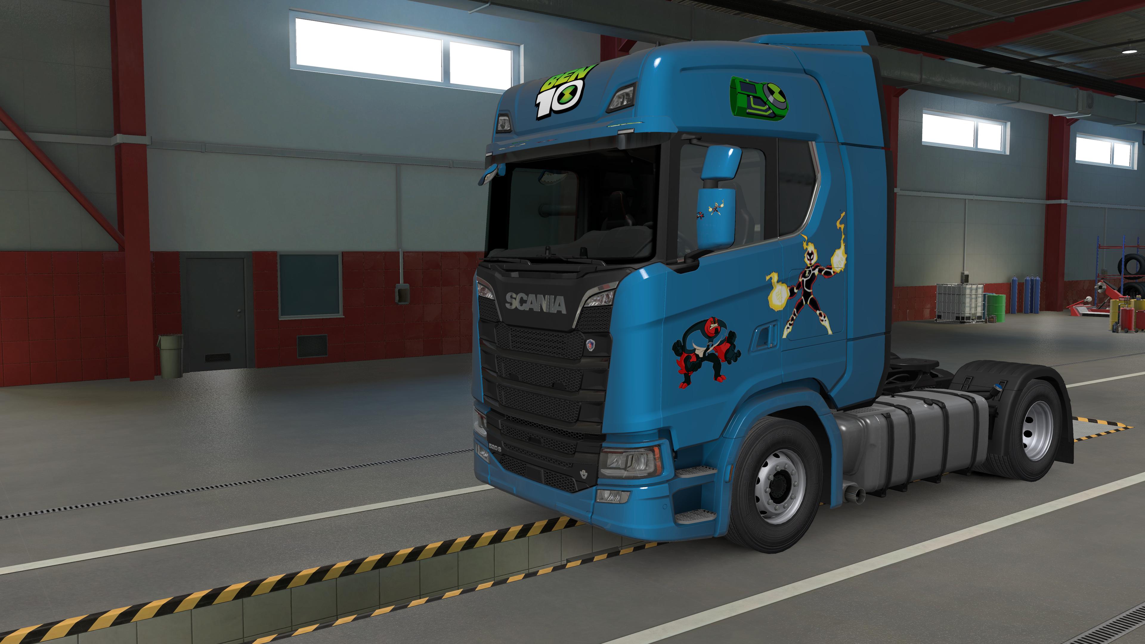 ETS2 - Scania Ben 10 New Skin (1.39.x)