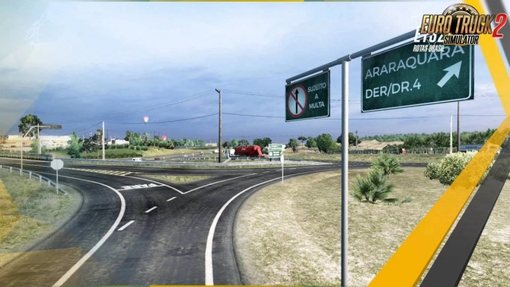 ETS2 - Mapa Rotas Brasil V1.0 (1.40.x)