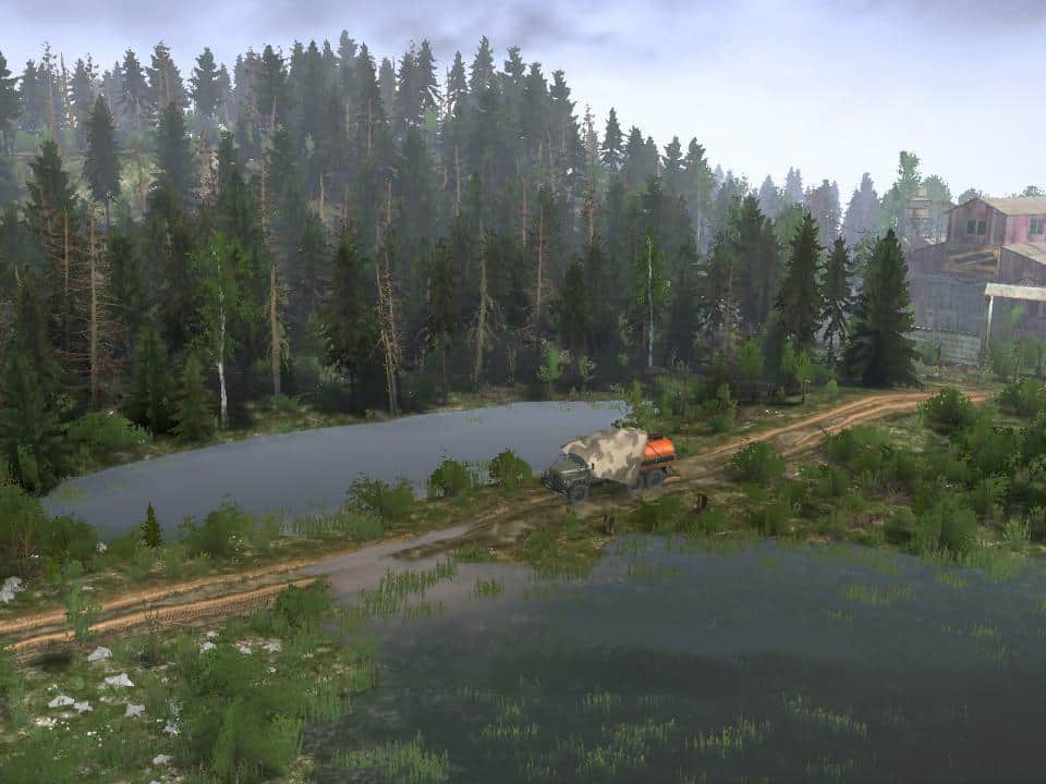 Spintires:Mudrunner - Taiga Map V1