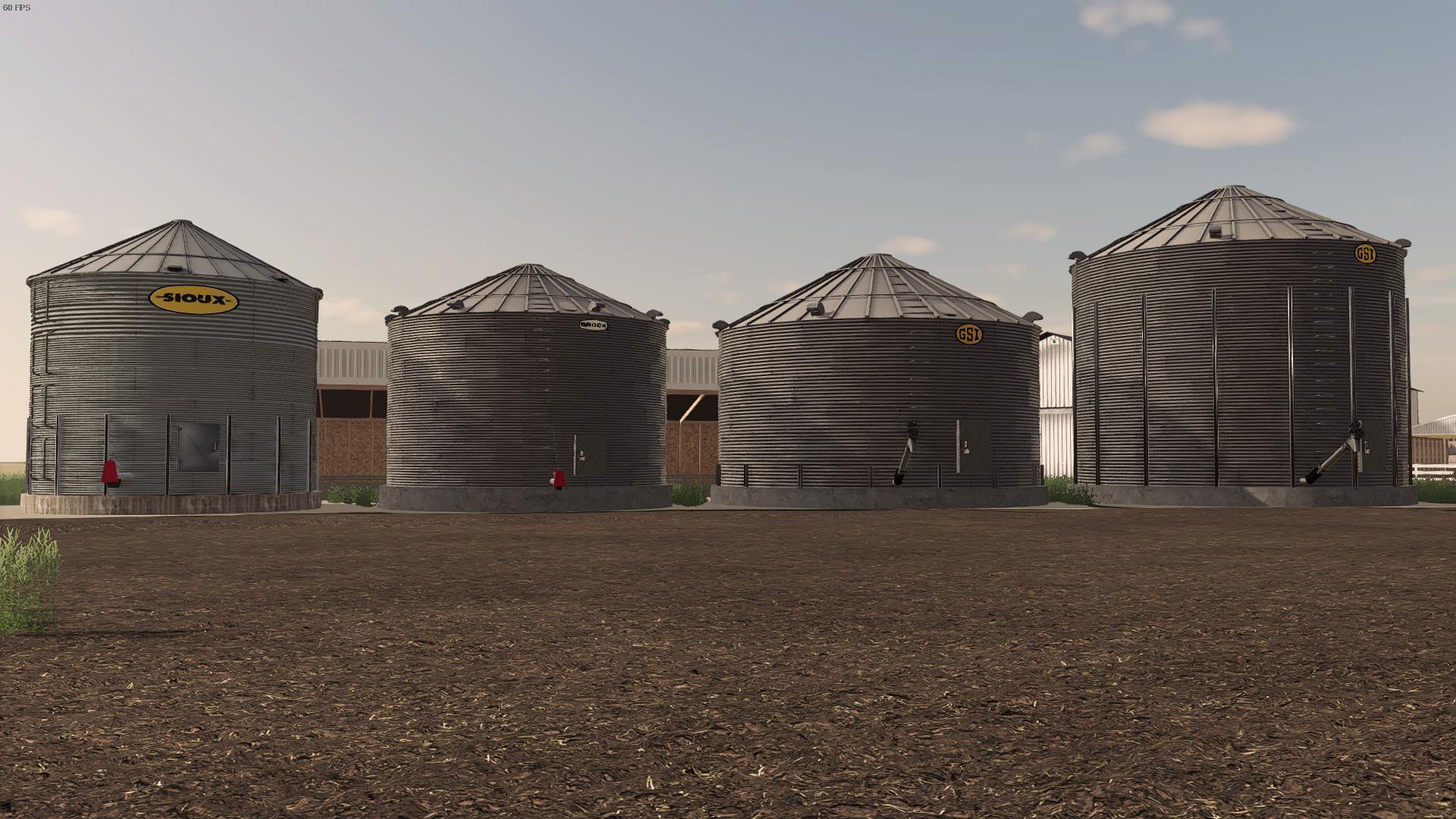 FS19 - Global Company Placeable Grain Bins V1.0