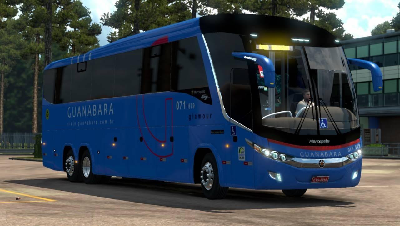 ETS2 Marcopolo G7 1200 Bus Mod With Door Animation (1.40.x) Euro