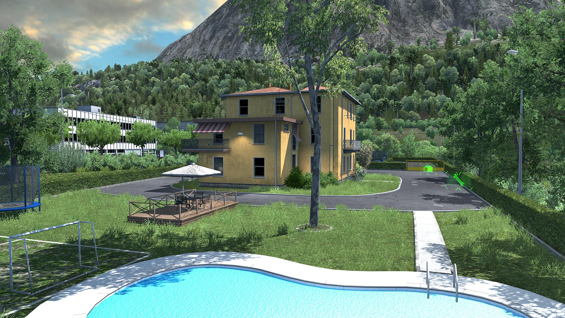 ETS2 - House in Italy with Garage, Refuel, Parking and Service V1 (1.37 - 1.38)